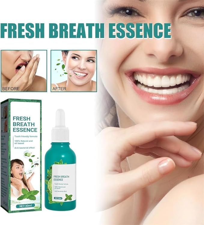 Fresh Breath Oral Care Essence – Natural Mouthwash for Fresh Breath & Healthy Gums | 100% Alcohol-Free – Ideal for Daily Oral Hygiene in the UAE