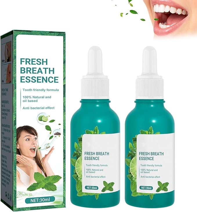 Fresh Breath Oral Care Essence – Natural Mouthwash for Fresh Breath & Healthy Gums | 100% Alcohol-Free – Ideal for Daily Oral Hygiene in the UAE