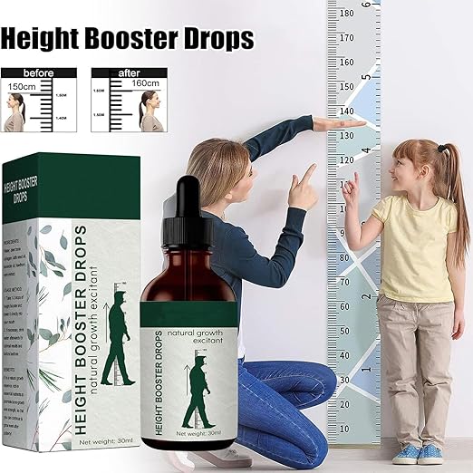 🌱 Height Booster Drops (30ml) – Natural Growth Formula for Kids & Adults in UAE