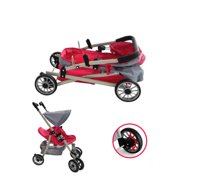 Baby Stroller – Lightweight, Foldable & Travel-Friendly with Safety Harness & Adjustable Canopy – Best for UAE Parents